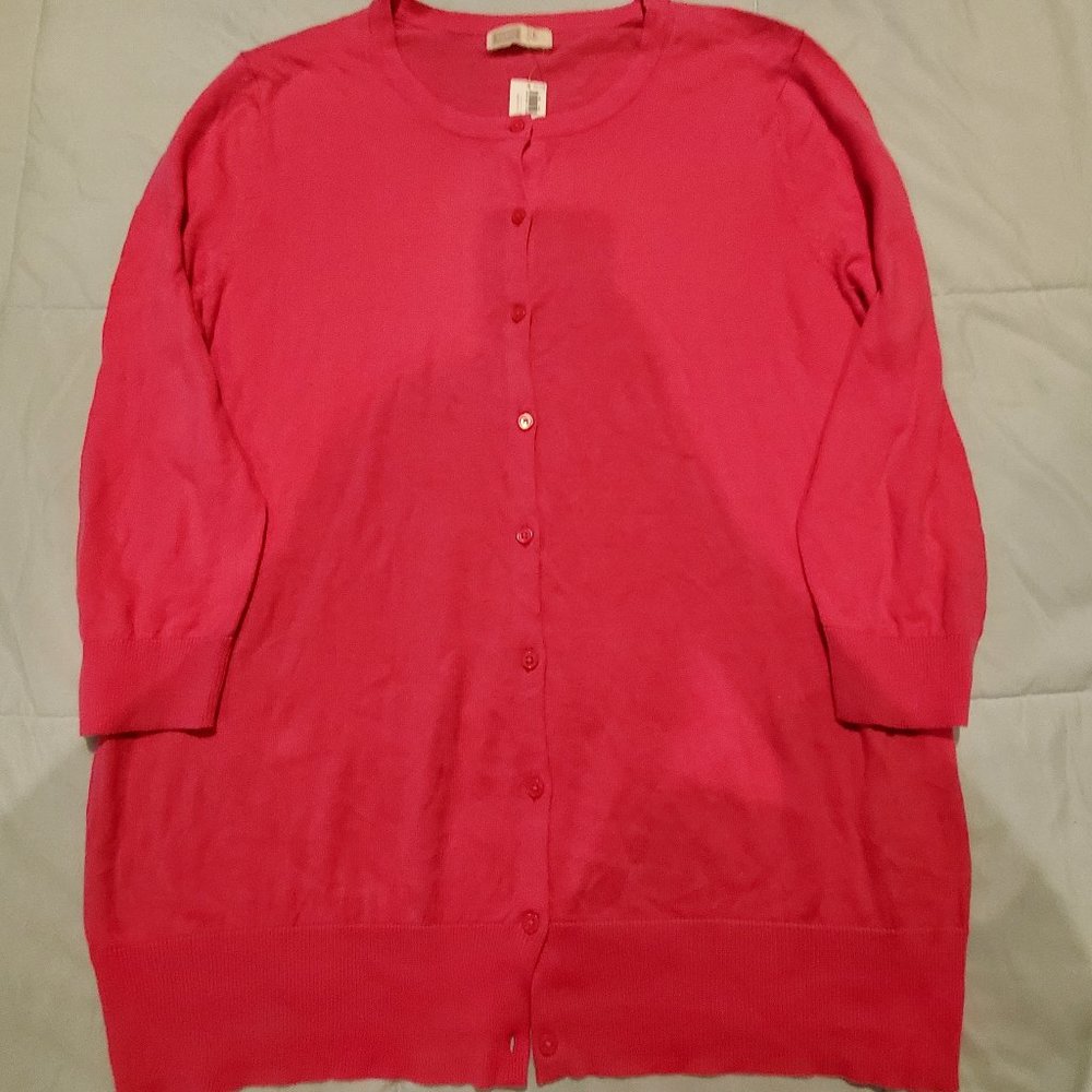 Old Navy Cardigan- Pink Sz. Large NWT